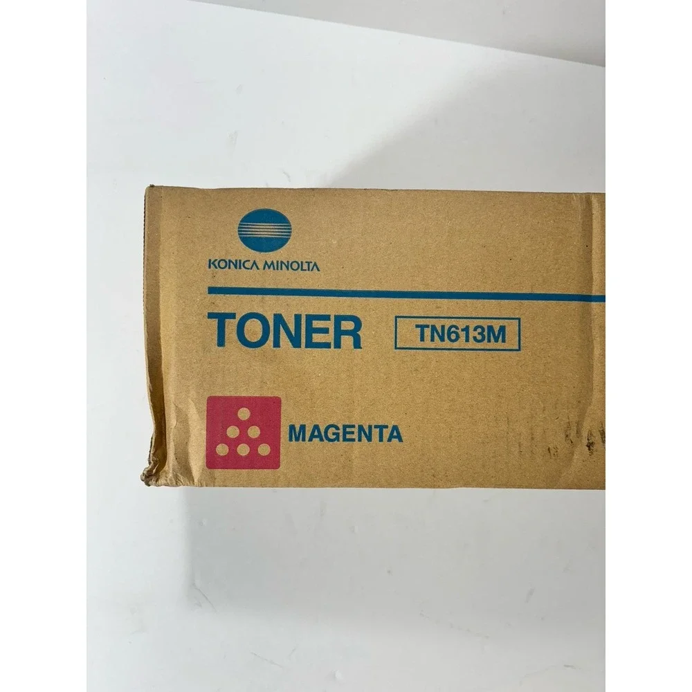 Konica Minolta A0TM330 TN613M Magenta Toner Genuine New‎ OeM Sealed Box